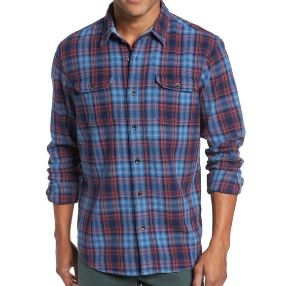 TAILOR VINTAGE PLAID HEAVY TWILL SHIRT - NWT! - Picture 3 of 12